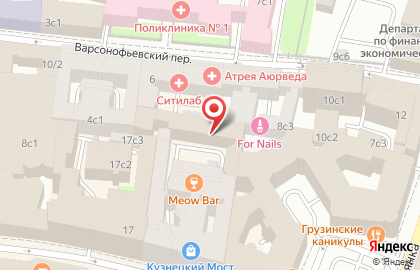 Элитный персонал на улице Кузнецкий Мост на карте