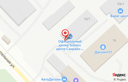 Автоцентр Центр Санрайз-мурманск на карте