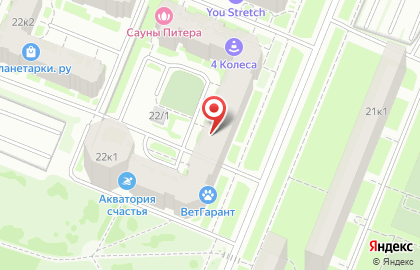 Академия дополнительного профессионального образования на улице Руднева на карте