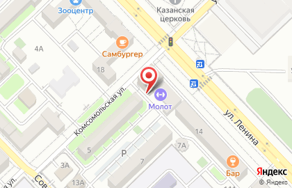 Спортивный клуб Молот на карте