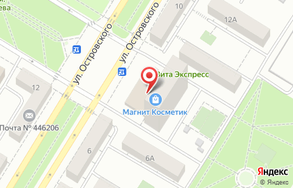 Жилой комплекс Восход на улице Островского на карте
