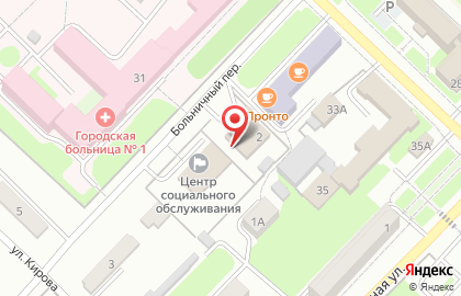 Спектр 01 в Больничном переулке на карте