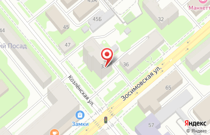 Городской Ломбард на Зосимовской улице на карте