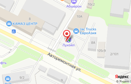 Лукойл на Авторемонтной улице на карте