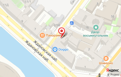 Зенит, терминал по продаже билетов на домашние матчи ФК Зенит в Петроградском районе на карте