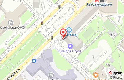 Киоск хлебобулочных изделий на Автозаводской улице на карте