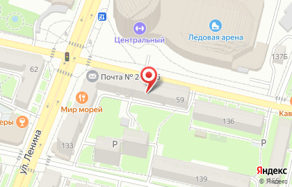 Почтовое отделение в Калуге на карте