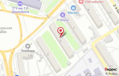 Магазин Мясные изделия в Тамбове на карте