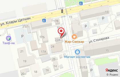 Продуктовый магазин в Казани на карте