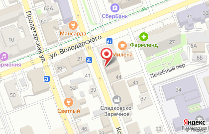 Юридическая компания Витакон на Комсомольской улице на карте