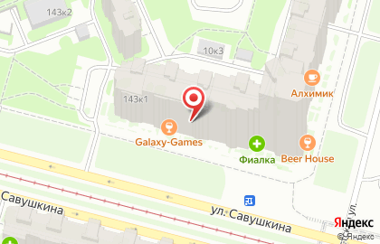 Служба экспресс-доставки Сдэк в Приморском районе на карте