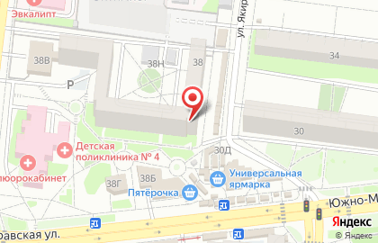 Ломбард Золотой ВЕК на Южно-Моравской улице на карте