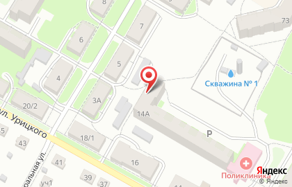 Поликлиника в Твери на карте