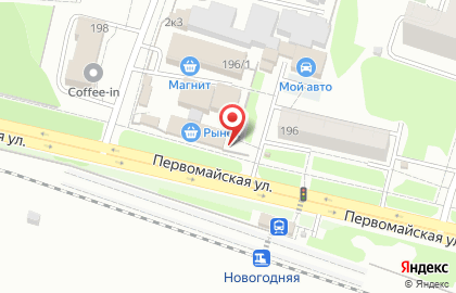 Киоск по продаже хлебобулочных изделий в Первомайском районе на карте