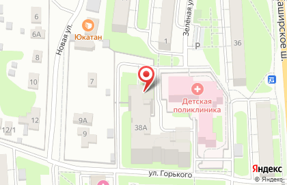 Кафе Прокуратура в Домодедово на карте