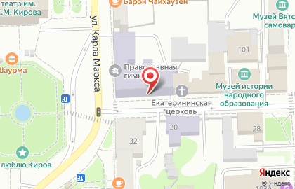 Средняя общеобразовательная школа №22 на Московской улице на карте