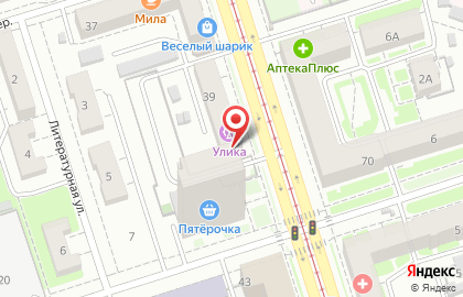 Парикмахерская Стриж на улице Октябрьской Революции на карте