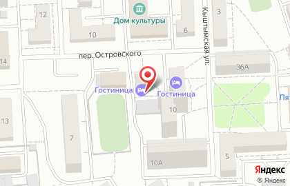 Гостиница в Челябинске на карте