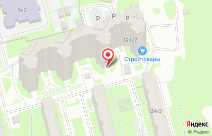 Супермаркет Дикси на Октябрьской набережной на карте