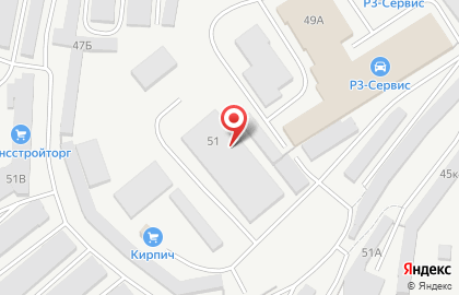 Фирма Адамс на карте