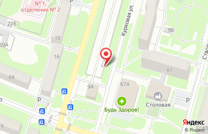 Автостоянка Траймс на карте