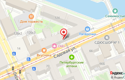 Секонд-хенд Секонд-хенд в Санкт-Петербурге на карте