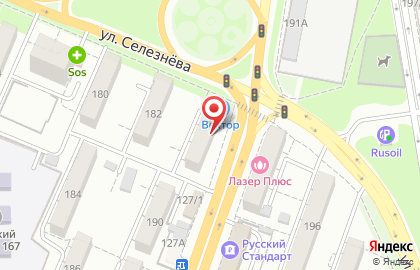 Страховая медицинская компания СОГАЗ-Мед на улице Селезнёва на карте