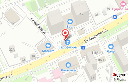 Магазин разливного пива ПивоПей в Октябрьском районе на карте