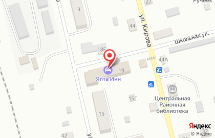 Гостиница Ялта в Могоче на карте