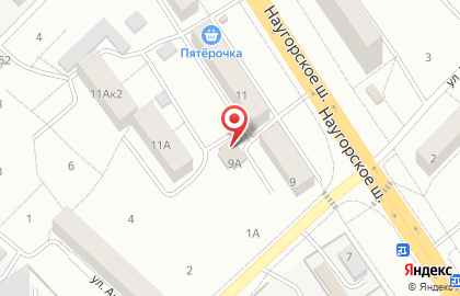 Магазин Красное & Белое в Орле на карте