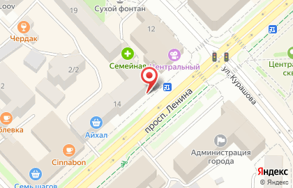 Центр мобильной связи Связной на проспекте Ленина на карте