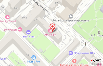 Химчистка Диана на улице Александра Невского на карте