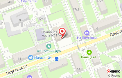 1 отряд ФПС по Новгородской области в Великом Новгороде на карте