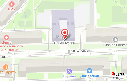 Центр развития интеллекта IQ в Московском районе на карте
