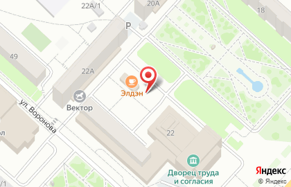 Элдэн на карте