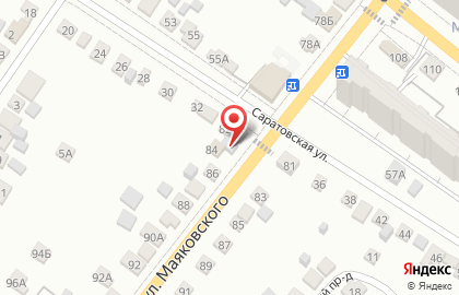 Автосервис в Саратове на карте
