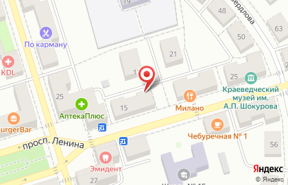 Парикмахерская Карамель на проспекте Ленина на карте