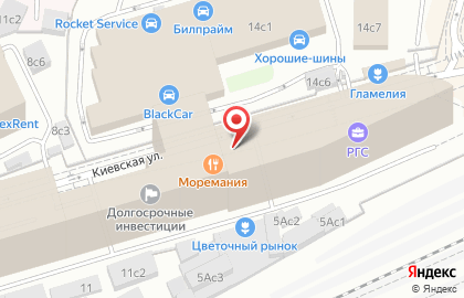 Кафе-магазин Моремания в Москве на карте