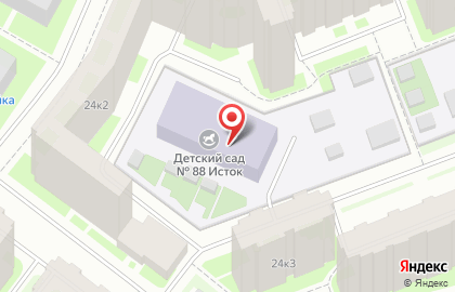 Центр социальной реабилитации инвалидов и детей-инвалидов Красносельского района на проспекте Героев на карте