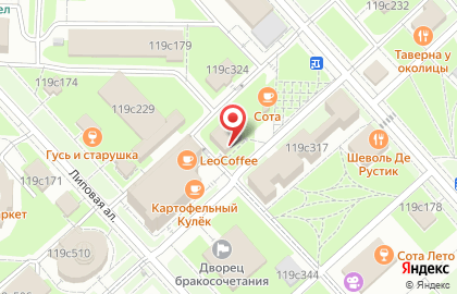 Парикмахерская в Москве на карте