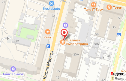 Кафе-караоке Шальная императрица на карте