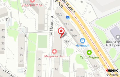 Бухгалтерская компания 1С:БухОбслуживание в Центральном районе на карте