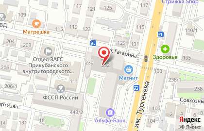 Магазин кальянов и табачных изделий KalyanWorld на улице Тургенева на карте