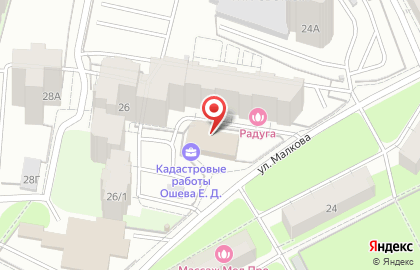 ОАО Банкомат, ФКБ СДМ-БАНК на улице Малкова на карте