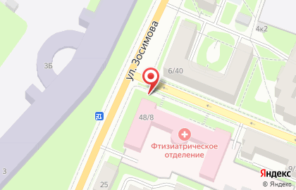 Городская больница Святого Праведного Иоанна Кронштадтского на Владимирской улице на карте