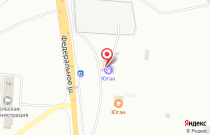 Юган на карте