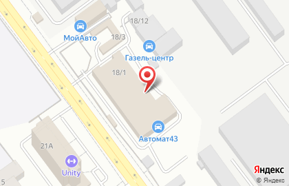 Автосервис в Кирове на карте