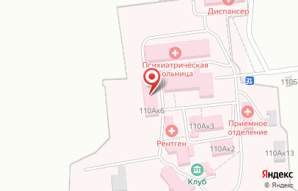 Сахалинская областная психиатрическая больница на улице Лермонтова на карте