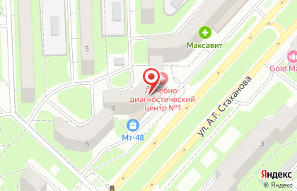Городская стоматологическая поликлиника №1 в Октябрьском районе на карте
