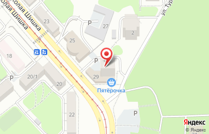 Дискаунтер Пятёрочка в Ленинском районе на карте